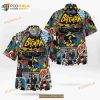 Batm Superheroes Characters Lovers Button Downs Vintage Summer Beach Hawaiian Shirt