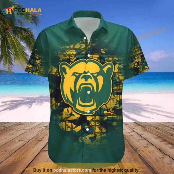 Baylor Bears Camouflage Vintage Hawaiian Shirt