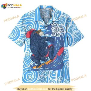 Bear Is Surfing Hawaiian Shirt