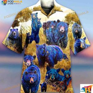 Bear Love Animals Hawaiian Shirt