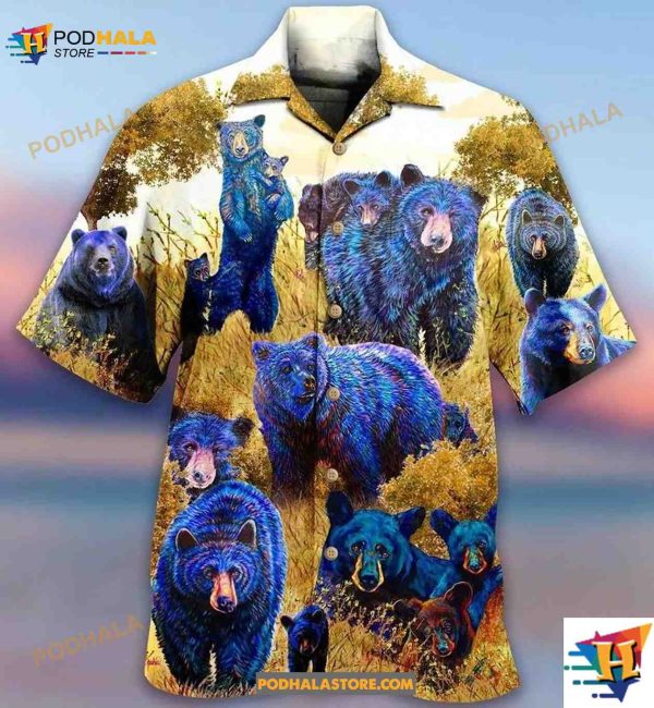 Bear Love Animals Hawaiian Shirt