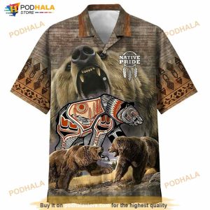 Bear Native Pride Hawaiian Shirt