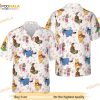 Bear The Pooh And Friend Flower Pink Mix Funny Hawaiian Shirt