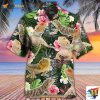 Bearded Dragon Tropical Leaf Hawaiian Shirt