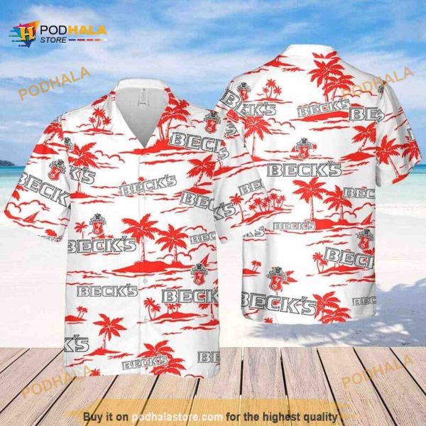 Beck’s Beer Funny Hawaiian Shirt Beach Gift For Friend