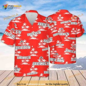 Beck’s Beer Funny Hawaiian Shirt Island Pattern Beach Lovers Gift