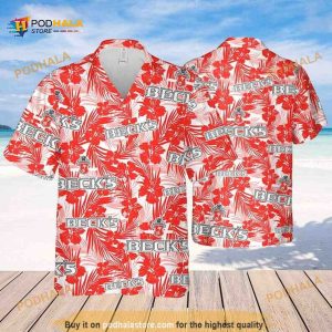 Beck’s Beer Tropical Flower Pattern Funny Hawaiian Shirt