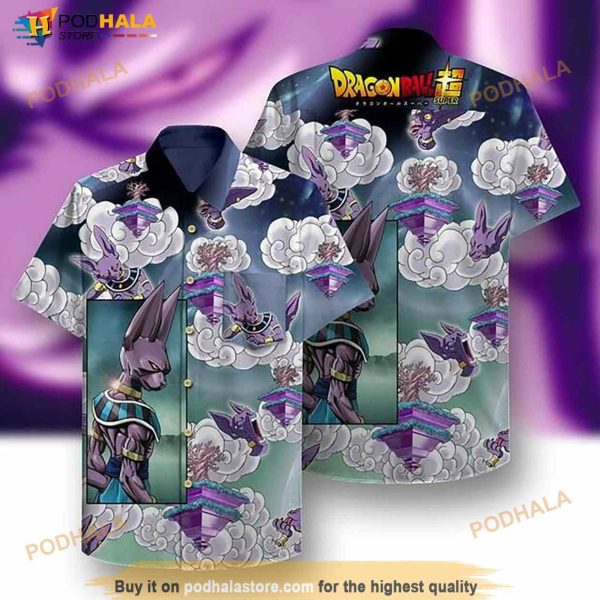 Beerus Dragon Ball Z Hawaiian Shirt