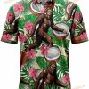 Bigfoot Funny Art Hawaiian Shirt