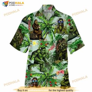 Bigfoot V Hawaiian Shirt