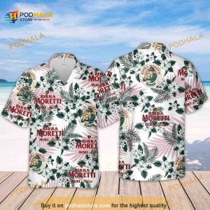 Birra Moretti Funny Hawaiian Shirt Beach Gift For Beer Lovers