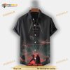 Black Aloha Spaceship Star Wars Synthwave Darth Vader Funny Hawaiian Shirts