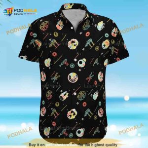 Black Aloha Star Wars Darth Vader Funny Hawaiian Shirt