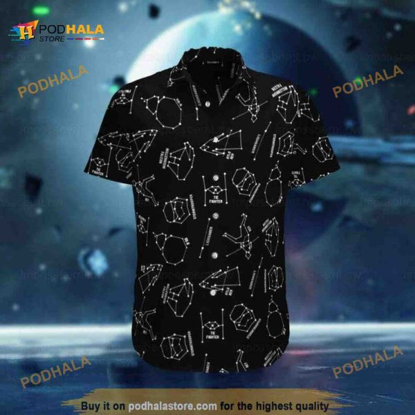 Black Aloha Star Wars Darth Vader Lightsaber Stormtroopers Funny Hawaiian Shirt