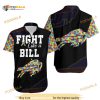 Black Alohafight Like A Buffalo Bills Autism Support Funny Hawaiian Shirt