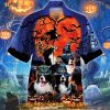 Border Collie Dog Lovers Halloween Night Hawaiian Shirt