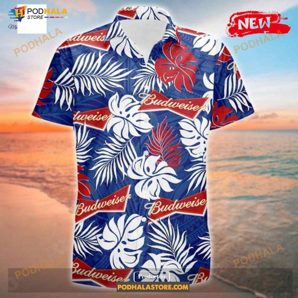 Budweiser Tattoo Hot Summer Collection Funny Hawaiian Shirt