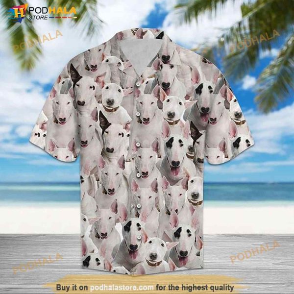 Bull Terrier Dogs 1 Hawaiian Shirt