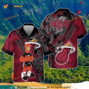 Burnie Miami Heat Funny Hawaiian Shirt Gift For NBA Fans