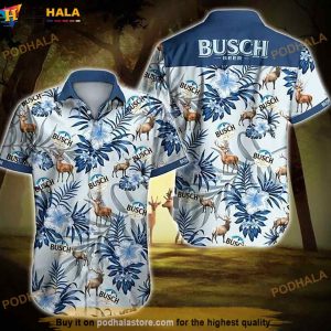 Busch Beer Hawaiian Shirt