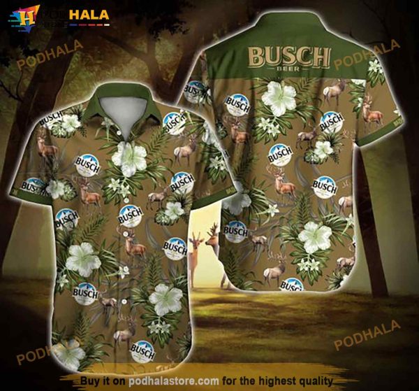 Busch Beer Iv Hawaiian Shirt