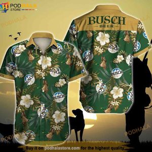 Busch Hunting Mallard Hawaiian Shirt