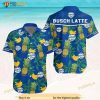 Busch Latte Beer Banana Pineapple Hawaiian Shirt