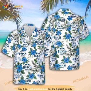 Busch Latte Hawaiian Shirt Beach Lovers Gift