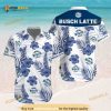 Busch Latte Hawaiian Shirt Tropical Flowers Gift For Hawaii Lovers