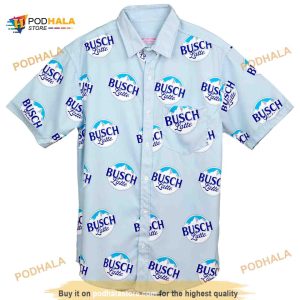 Busch Latte Logo Hawaiian Shirt Beer Lovers Gift