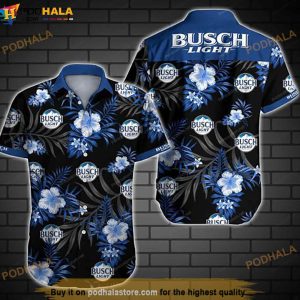 Busch Light Hawaiian Shirt