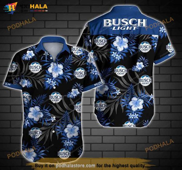 Busch Light Hawaiian Shirt