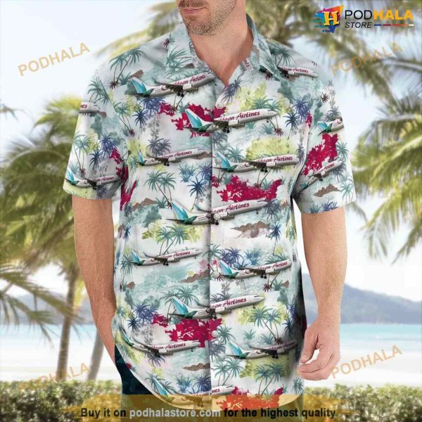 Caribbean Airlines Boeing 737-800 Hawaiian Shirt