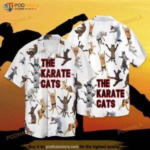 Cat Karate The Karate Cats Hawaiian Shirt