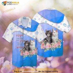 Cats Angels Do Not Always Have Wings Sometimes They Have Whiskers Hawaiian Shirt