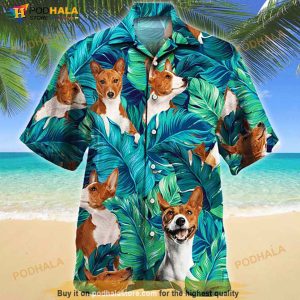 Chihuahua Dog Lover Tropical Print Hawaiian Shirt