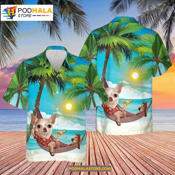 Chihuahua In The Beach Hawaiian Shirt