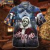 Christmas Ho Ho Ho Michael Myers Halloween Costume Hawaiian Shirt