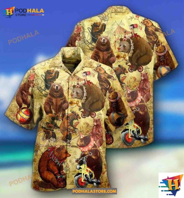 Circus Bears Amazing Hawaiian Shirt