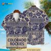 Classic MLB Colorado Rockies Funny Hawaiian Shirt Plants Baseball Fans Gift