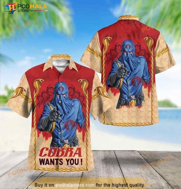 Cobra Commander Cobra Wants You Print Hawaiian Shirt