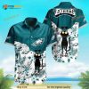 Cool Black Cat NFL Philadelphia Eagles Funny Hawaiian Shirt