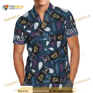 Cool Guinness Funny Hawaiian Shirt Dreamy Flora