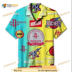 Cool Houston Rockets Funny Hawaiian Shirt Beach Lovers Gift