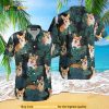 Corgi Funny Hawaiian Shirt Palm Leaves Pattern Gift For Beach Trip