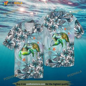 Couple Turtle Hawaiian Shirt