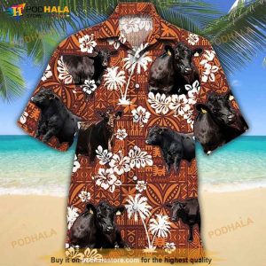 Cow 5 Print Hawaiian Shirt