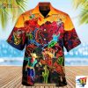 Cowboy Neon Riding Horse Desert Hawaiian Shirt