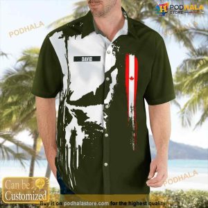 Custom Name Rcaf Boeing Ch-147f Chinook Hawaiian Shirt Outfit