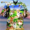 Cute Corgi Funny Hawaiian Shirt Gift For Beach Lovers